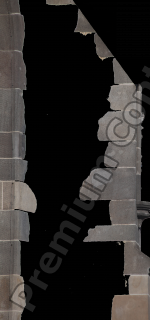 High Resolution Decal Stone Corner Texture 0001